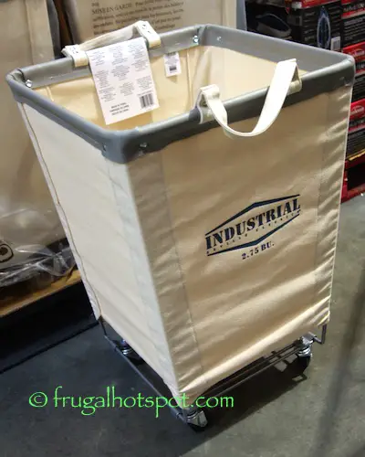 Seville Classics Commercial Cotton Canvas Hamper Cart Costco | Frugal Hotspot