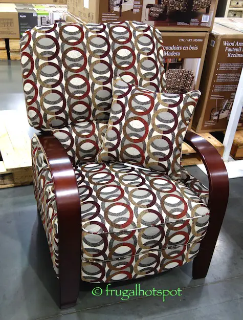 Synergy Home Wood Arm Recliner Costco | Frugal Hotspot