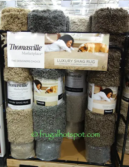 Thomasville Marketplace Shag Rug 5'3" x 7'5" Costco | Frugal Hotspot