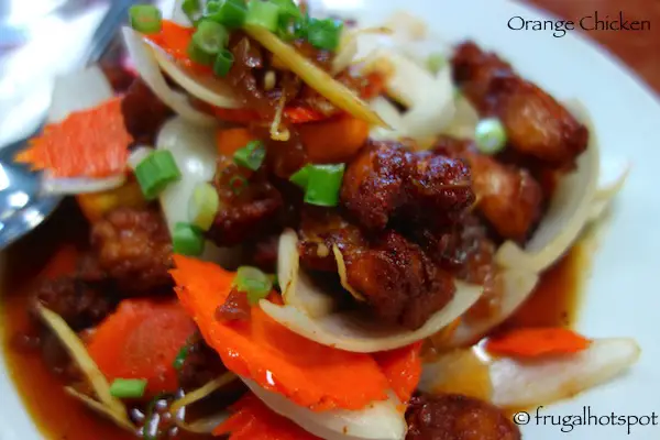 Ting Tong Thai Cafe Orange Chicken