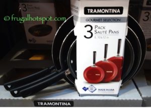 Tramontina Gourmet Selection 3-Pack Saute Pans Costco | Frugal Hotspot