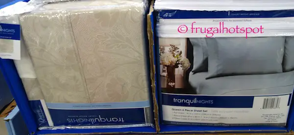 Tranquil Nights 6-Piece Queen Size Sheet Set Costco | Frugal Hotspot