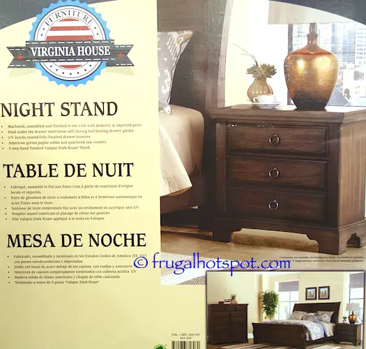 Virginia House Night Stand Costco | Frugal Hotspot