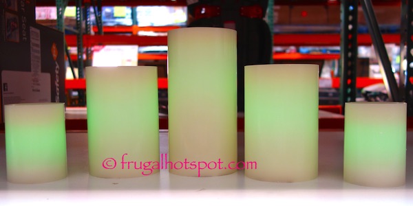 5 Color Changing LED Wax Candles Costco | Frugal Hotspot