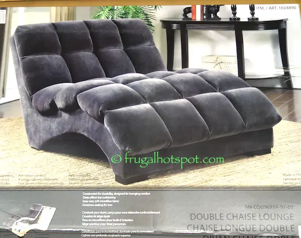 Bainbridge Double Chaise Lounge Costco | Frugal Hotspot