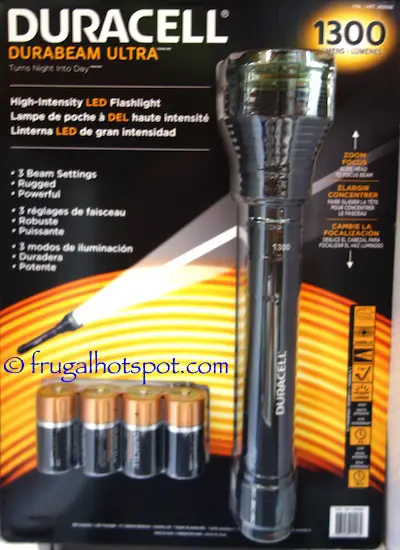 Duracell Durabeam Ultra 1300 Lumens LED Flashlight Costco | Frugal Hotspot