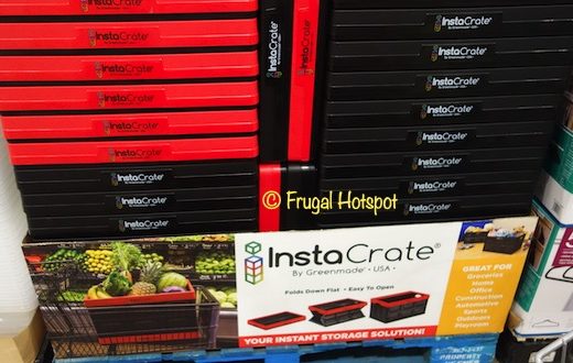 Greenmade InstaCrate Collapsible 12 Gallon Storage Bin Red | Costco