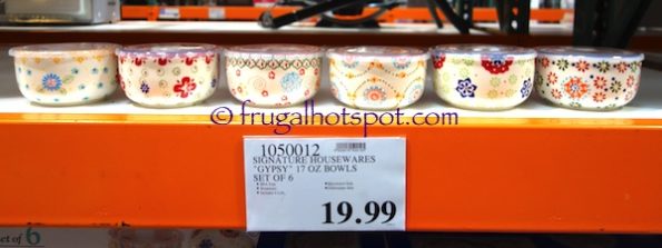 Signature Housewares Gypsy Bowls 6-Piece Set Costco