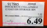 Costco Sale Price: Greenmade InstaCrate Collapsible 12-Gallon Storage Bin Costco Sale Price: Greenmade InstaCrate Collapsible 12-Gallon Storage Bin