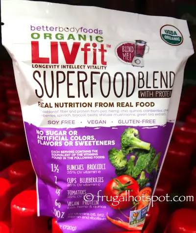 BetterBody Foods Organic LIVfit Superfood Blend Costco | Frugal Hotspot