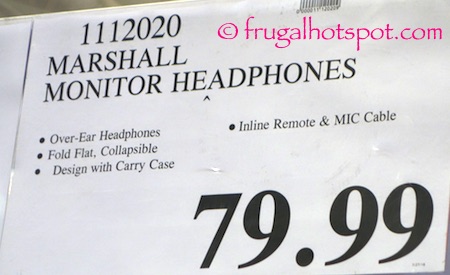 Marshall Monitor Headphones Costco Price | Frugal Hotspot