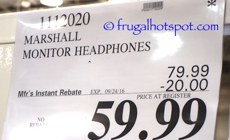 Marshall Monitor Headphones Costco Price | Frugal Hotspot