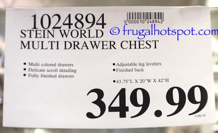 Stein World MultiColor Accent Chest Costco Price | Frugal Hotspot