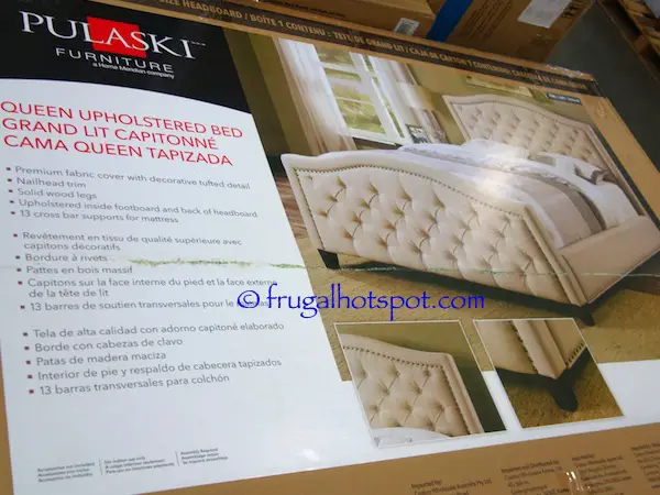 Pulaski Furniture Queen Upholstered Bed Costco | Frugal Hotspot