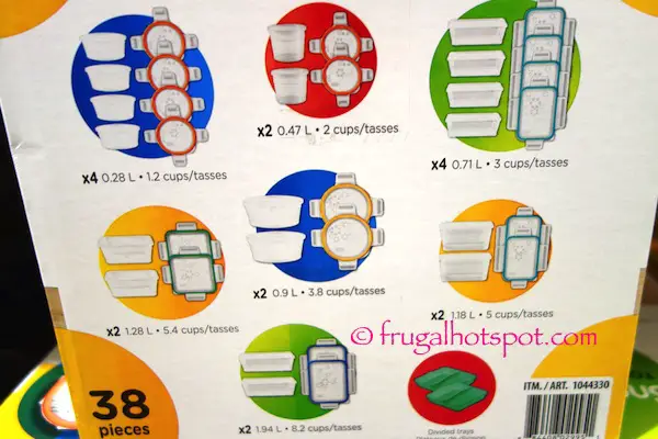 Snapware 38-Piece Plastic Food Keeper Set Costco | Frugal Hotspot