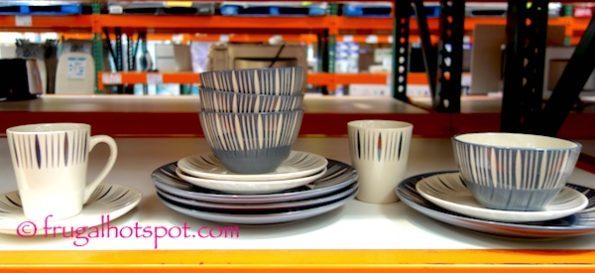 Baum Essex "Studio Lines" 16-Piece Dinnerware Set Costco | Frugal Hotspot