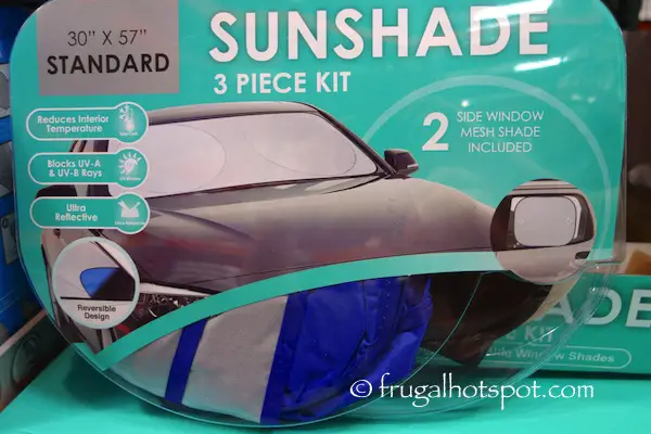 Auto Sunshade 3-Piece Car Interior Protection Kit Costco | Frugal Hotspot