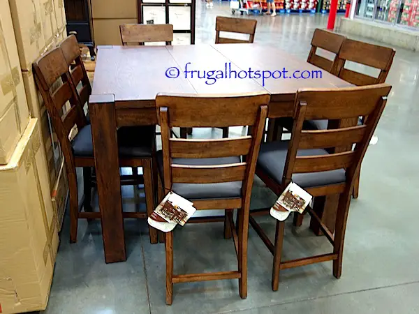 Universal Furniture Broadmoore 9-Piece Counter Height Dining Set Costco | Frugal Hotspot