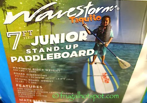 Wavestorm Taquito 7-Ft Junior Stand-Up Paddleboard Costco | Frugal Hotspot