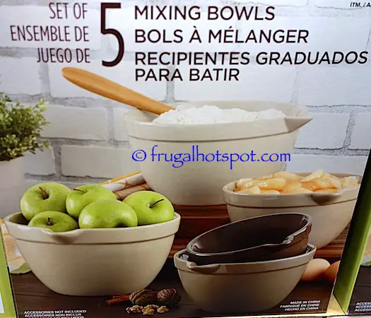 Set of 5 Mixing Bowls Costco | Frugal Hotspot