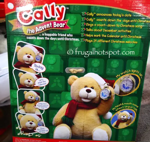 Cally the Advent Bear Costco | Frugal Hotspot