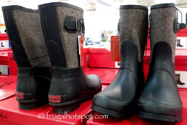 chooka herringbone rain boots