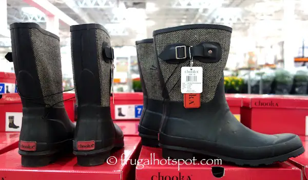 Chooka Ladies Herringbone Rain Boot Costco | Frugal Hotspot