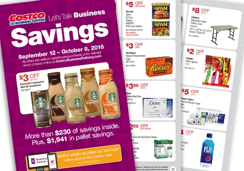 Costco BUSINESS Center Coupon Book: September 12, 2016 - October 8, 2016