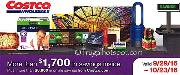 Costco Coupon Book: September 29, 2016 – October 23, 2016. | Frugal Hotspot