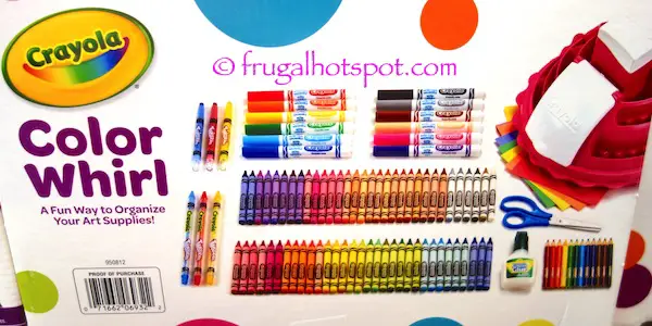 Crayola Color Whirl Caddy Art Supply Set Costco | Frugal Hotspot