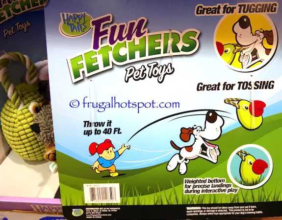 Happy Tails Fun Fetchers Pet Toys 3-Piece Costco | Frugal Hotspot