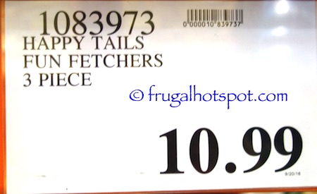 Happy Tails Fun Fetchers Pet Toys 3-Piece Costco Price | Frugal Hotspot