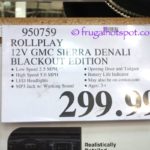 Rollplay 12V GMC Denali Blackout Edition Costco Price | Frugal Hotspot