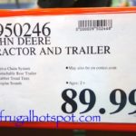John Deer Tractor and Trailer Costco Price | Frugal Hotspot