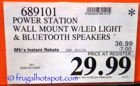 Winplus Power Station w/Bluetooth Speaker and LED Work Light Costco Price | Frugal Hotspot