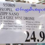 Propel Zipp Nano 2.4 Ghz Mini Drone Costco Price | Frugal Hotspot