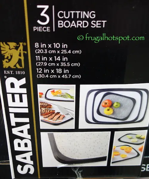 Sabatier 3-Piece Cutting Board Set Costco | Frugal Hotspot