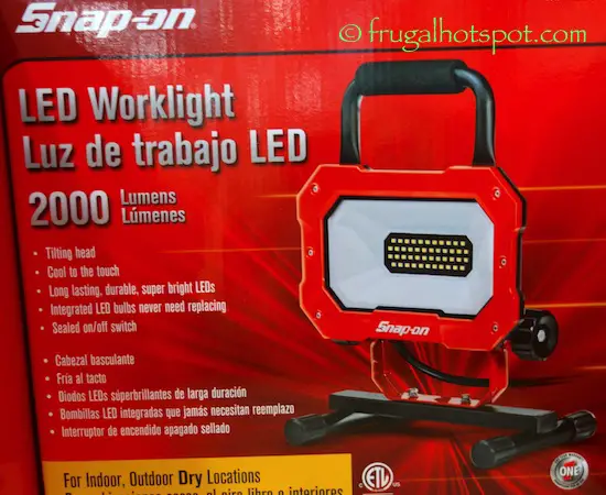 Snap-On LED Worklight 2000 Lumens Costco | Frugal Hotspot