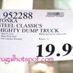 Tonka Steel Classics Mighty Dump Truck Costco Price | Frugal Hotspot