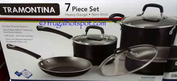 Tramontina 7-Piece Aluminum Cookware Set Costco | Frugal Hotspot