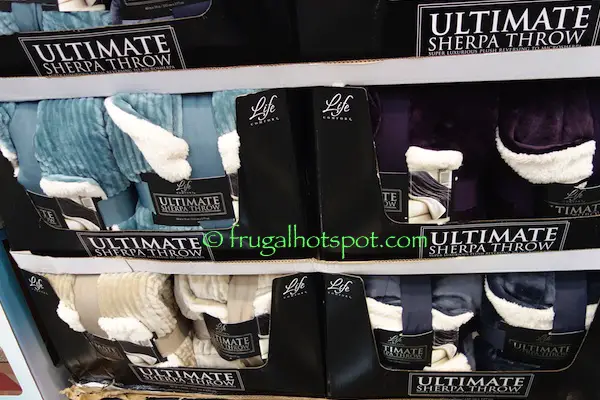 Life Comfort Ultimate Sherpa Throw 60" x 70" Costco | Frugal Hotspot