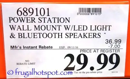 Winplus Power Station w/Bluetooth Speaker and LED Work Light Costco Price | Frugal Hotspot