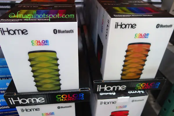 iHome IBT80 Color Changing Speaker Costco | Frugal Hotspot