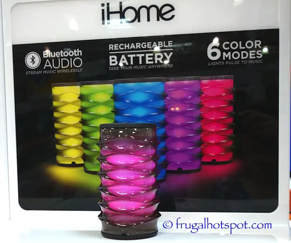 iHome IBT80 Color Changing Speaker Costco | Frugal Hotspot