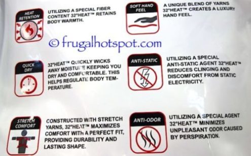 Description of 32 Degrees Heat Women's Long Sleeve Scoop Neck Thermal Top at Costco Description of 32 Degrees Heat Women's Long Sleeve Scoop Neck Thermal Top at Costco