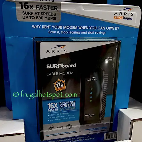 Arris SURFboard SB6183 Cable Modem Costco | Frugal Hotspot