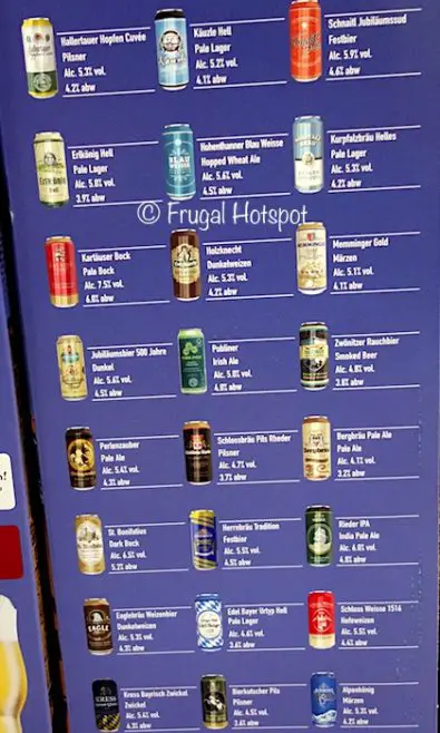 Description of Brewer's Advent Calendar with 24 German Beers 2018 at Costco