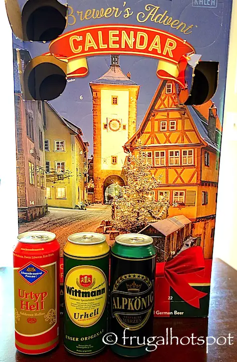 Brewer's Advent Calendar with 24 German Beers Costco | Frugal Hotspot