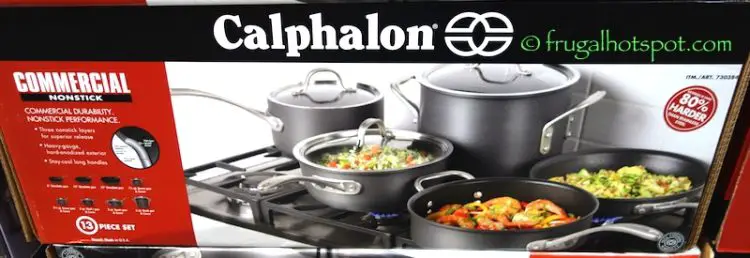 Calphalon Commercial Nonstick 13-Piece Cookware Set at Costco