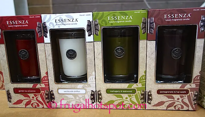 Essenza Luxury Fragrance Candle 4-Pack Costco | Frugal Hotspot